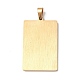 201 Stainless Steel Pendant&nbsp;STAS-B033-01G-05-2