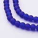 Baking Paint Transparent Glass Bead Strands&nbsp;X-GLAA-S031-6mm-09-1