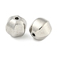 CCBプラスチックビーズ  プラチナ  ランタン  12mm  穴：1.8mm&nbsp;CCB-P013-25F-P-2
