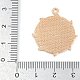 合金ペンダント  エナメル  猫の模様  ライトゴールド  太陽  38.5x35.5x1.5mm  穴：1.8mm&nbsp;ENAM-R004-01KCG-01-3