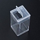 プラスチックビーズ収納ケース  長方形  透明  5x2.7x3cm&nbsp;CON-N012-08-7