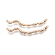 Brass Connector Charms&nbsp;KK-C005-17G-2