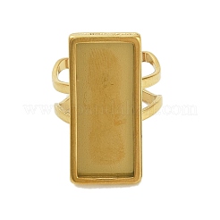 304 Stainless Steel Cuff Ring Components&nbsp;X-STAS-U059-02G