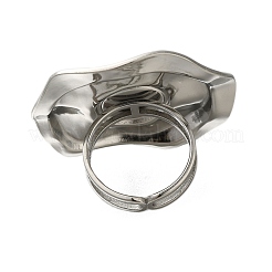Anti-Tarnish 304 Stainless Steel Ring Components&nbsp;STAS-U031-02P