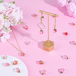 30Pcs 3 Colors Glass Pendants&nbsp;GLAA-OC0001-47