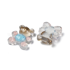 Transparent Epoxy Resin Decoden Cabochons&nbsp;CRES-I030-15A