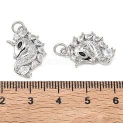 SHEGRACE Brass Cubic Zirconia Pendants&nbsp;XGRQ3K395-567P