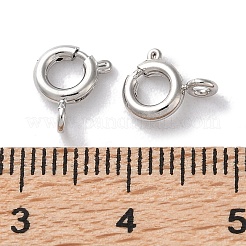 Rack Plating Brass Spring Ring Clasps&nbsp;KK-F090-22P