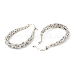 Brass Hoop Earrings&nbsp;EJEW-A102-03P