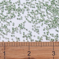 MIYUKIデリカビーズ  シリンダー  日本製シードビーズ  11/0  （db0413)亜鉛メッキモスグリーン  1.3x1.6mm  穴：0.8mm  約2000PCS /ボトル  10 G /ボトル&nbsp;SEED-JP0008-DB0413