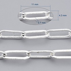 Brass Paperclip Chains&nbsp;CHC-S008-001B-S