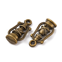 Tibetan Style Alloy Lantern/Oil Lamp Pendants&nbsp;X-TIBEP-Q041-092AB-NR