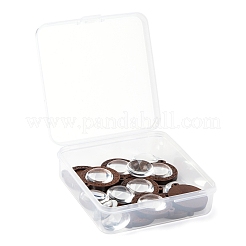 DIY Flat Round Pendant Making Kit&nbsp;DIY-LS0003-90
