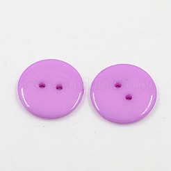 Acrylic Sewing Buttons&nbsp;X-BUTT-E084-C-M