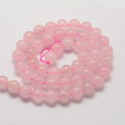 Natural Rose Quartz Bead Strands&nbsp;G-G735-46-12mm
