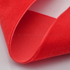 Polyester Velvet Ribbon for Gift Packing and Festival Decoration&nbsp;SRIB-M001-15mm-235