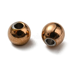 Ion Plating(IP) 304 Stainless Steel Spacer Beads&nbsp;STAS-L187-4mm-09RG
