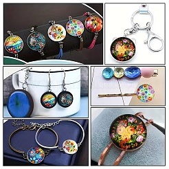 2 Bags Glass Cabochons&nbsp;GGLA-YW0001-25