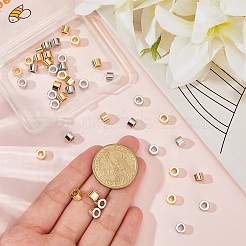 50Pcs 2 Colors Brass Beads&nbsp;KK-BBC0022-69