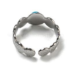 304 Stainless Steel Open Cuff Rings&nbsp;STAS-Z060-15P