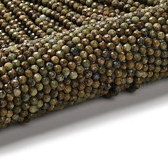 Natural African Turquoise(Jasper) Beads Strands&nbsp;G-RM2025524-A02-4mm