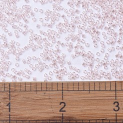 MIYUKIデリカビーズ  シリンダー  日本製シードビーズ  11/0  （db1223)透明ピンクのミスト光沢  1.3x1.6mm  穴：0.8mm  約10000個/袋  50 G /袋&nbsp;SEED-X0054-DB1223