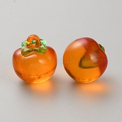 アクリル 3D フルーツペンダント  フルーツ  トマト  16.5x15mm  穴：1.6mm&nbsp;MACR-CJC0004-23B