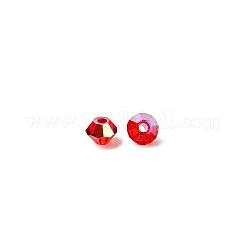 プレシオサ®クリスタルビーズ  チェコクリスタル  双円錐形(451 69 302 ロンデル)  90070 200 ライト サイアム AB  3mm  穴：0.8mm&nbsp;Y-PRC-BA3-90070-200