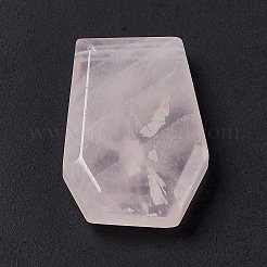 混合天然石ペンダント  ポリゴンのチャーム  21~26x16~19x6mm  穴：1mm&nbsp;G-C002-01