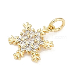 Rack Plating Brass Micro Pave Cubic Zirconia Pendants&nbsp;KK-H509-12G-01