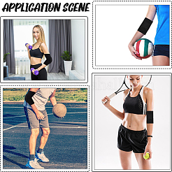 Sponge & Polyester Yoga Sports Knee Pads&nbsp;AJEW-WH20054-202B-01