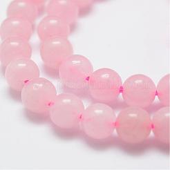 Natural Rose Quartz Bead Strands&nbsp;G-G664-01