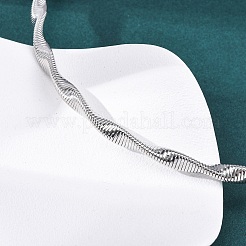 6.5mm Twist Iron Chain Necklaces&nbsp;NJEW-G163-01P