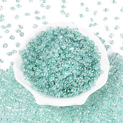 Transparent Colours Luster Glass Seed Beads&nbsp;SEED-N008-09C