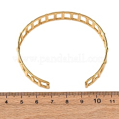 304 Stainless Steel Cuff Bangles for Women&nbsp;BJEW-G749-15G