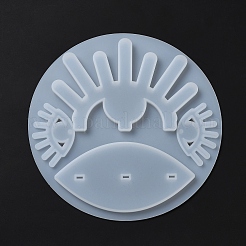 Evil Eye DIY Pendant & Ring Display Rack Silicone Molds&nbsp;DIY-F139-03