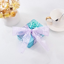 Snowflake Deco Mesh Ribbons&nbsp;OCOR-P010-G09