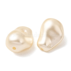 ABSプラスチックパール調ビーズ  ナゲット  パパイヤホイップ  15x11x9mm  穴：1.5mm  約724個/500g&nbsp;KY-I009-22B