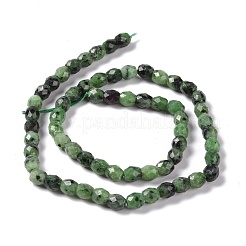 Natural Ruby in Zoisite Beads Strands&nbsp;G-K318-03