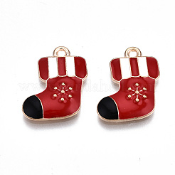 Alloy Enamel Pendants&nbsp;X-ENAM-Q442-037-RS