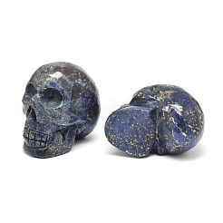 Skull Natural Pyrite Dyed Beads&nbsp;G-I128-08