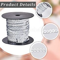 2Rolls Plastic Paillette Beads&nbsp;FIND-CY0001-13D