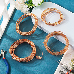 4 Rolls 4 Sizes Round Aluminum Wire&nbsp;AW-TA0001-04A-01