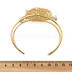 304 Stainless Steel Cuff Bangles for Women&nbsp;BJEW-Z091-04G-01