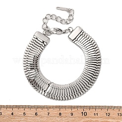 304 Stainless Steel Link Chain Bracelets for Women&nbsp;BJEW-Z125-02P