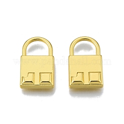 ラックメッキ合金ペンダント  カドミウムフリー＆ニッケルフリー＆鉛フリー  ロック  ゴールドカラー  19.5x12x3.5mm  穴：6x8mm&nbsp;PALLOY-N150-71G