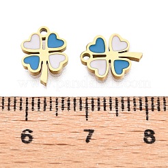 Ion Plating(IP) 316L Surgical Stainless Steel Charms&nbsp;STAS-D035-03G-03