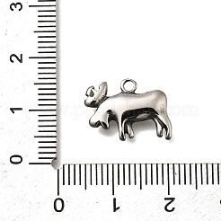 Retro 304 Stainless Steel Pendants&nbsp;STAS-L284-16AS-09