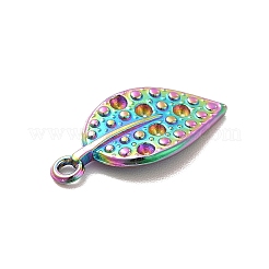 Ion Plating(IP) 304 Stainless Steel Pendant Rhinestone Settings&nbsp;STAS-F282-08MC