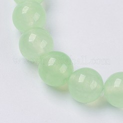 Natural Jade Beaded Stretch Bracelet&nbsp;BJEW-P213-26-8mm